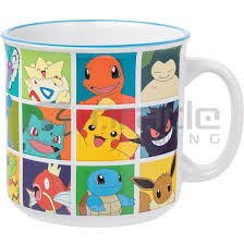 Pokemon Jumbo camper Mug - Grid